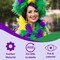 4E's Novelty 2 Pcs Mardi Gras Feather Boa 6 Ft / 72 Inch Long - Great Accessory for Mardi Gras Outfits for Women & Men, Mardi Gras Costumes for Party